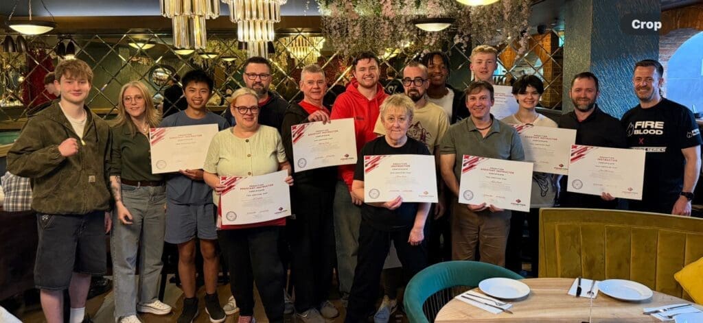 Martial arts instructor graduation at Proaction Martial Arts