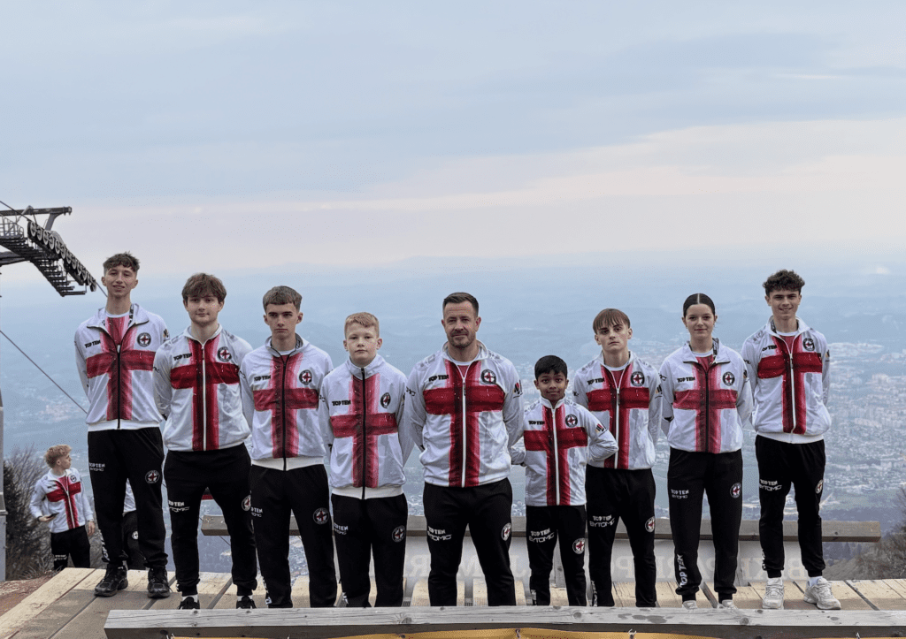 Proaction representatives competing for England in Slovenia